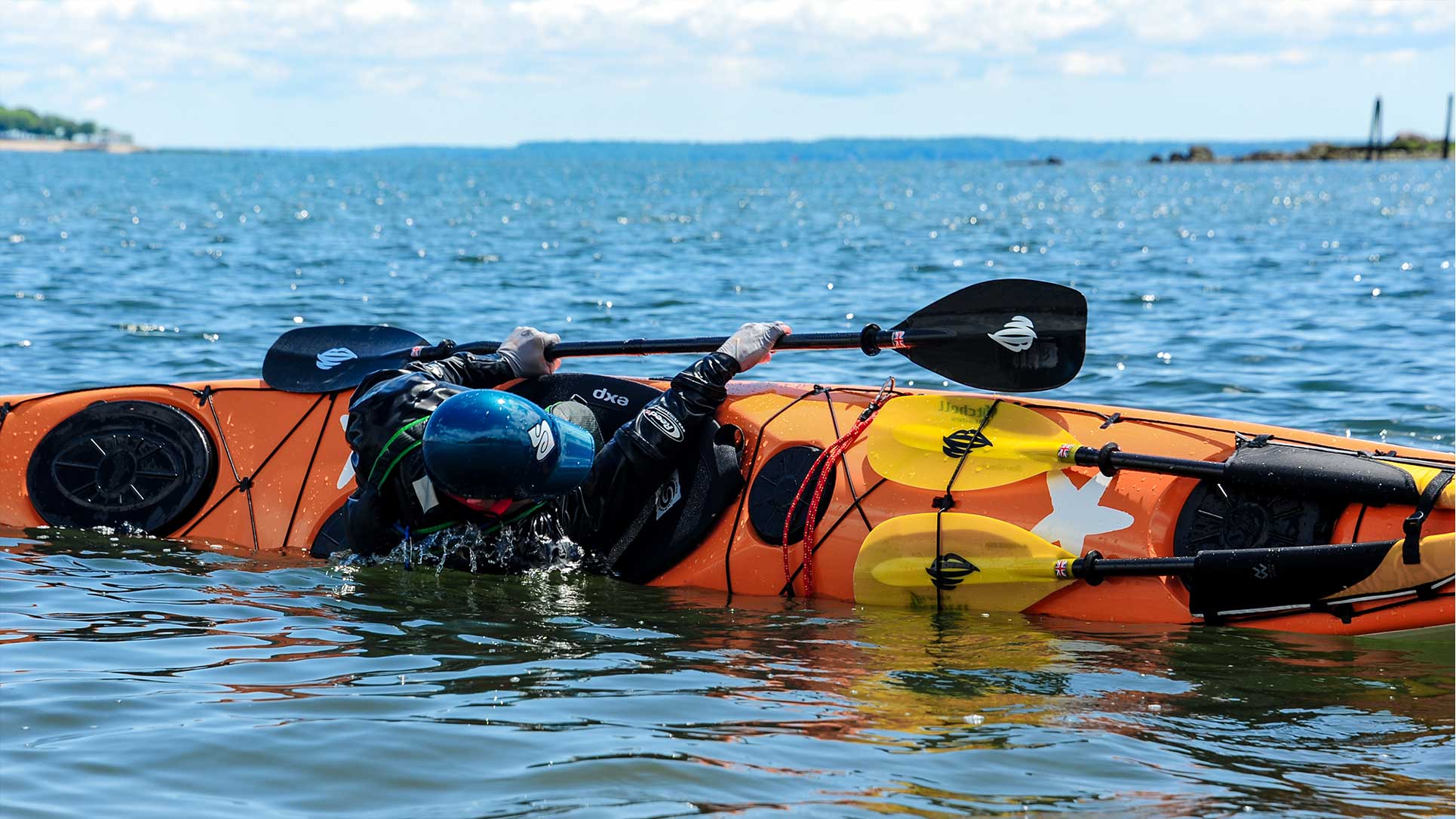 Sea Kayak Connecticut Instruction Bracing and Rolling